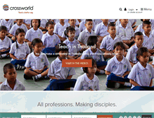 Tablet Screenshot of crossworld.org